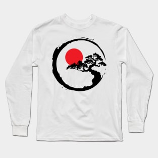 Enso Bonsai Tree Long Sleeve T-Shirt